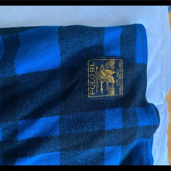 Ralph Lauren long sleeve flannel plaid shirt - Picture 5 of 5